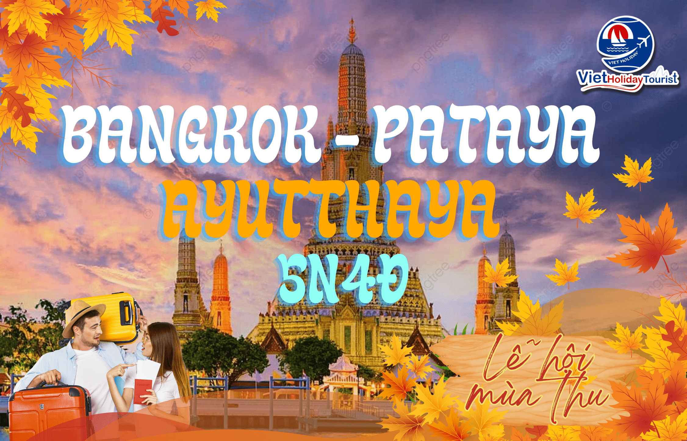 BANGKOK - PATAYA - AYUTTHAYA 5N4Đ