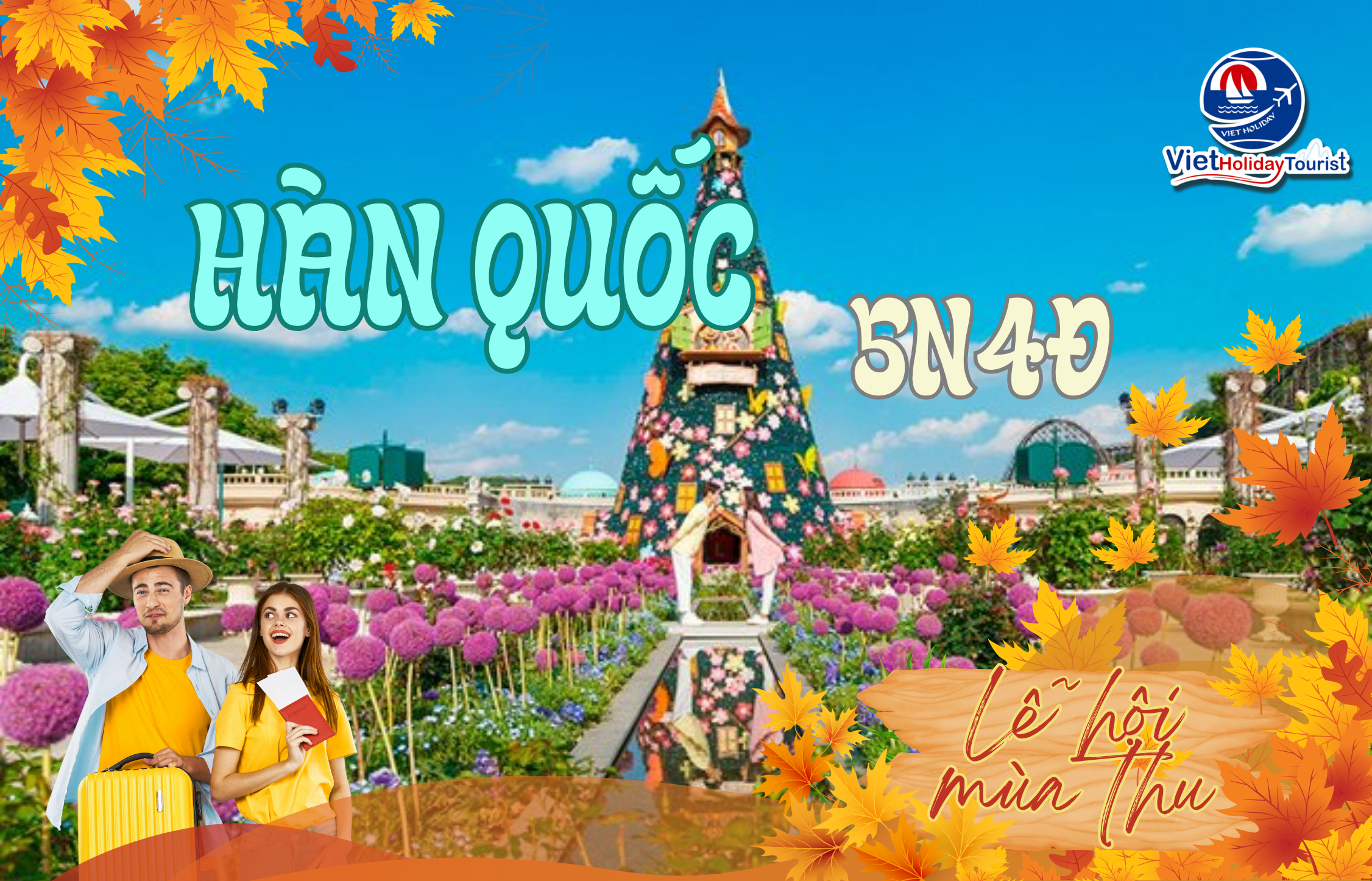 HÀN QUỐC SEOUL - NAMI ISLAND - EVERLAND